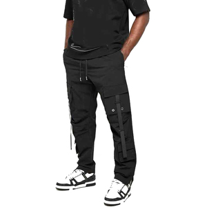 Fabricant d'équipement d'origine Fabrication sur mesure Pantalon cargo en gros Vêtements de rue pour hommes Pantalon à jambes larges personnalisé pour hommes à vendre - Product Image 6
