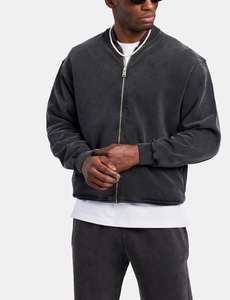 Chándal de lavado ácido Premium básico personalizado para hombre de algodón pesado de gran tamaño personalizado servicio OEM oferta al por mayor tendencia 2024 calidad - Product Image 6