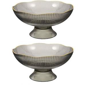 SALAD Friendly Modern Fancy Round Big Size Resin <b>Fruit</b> and Salad Bowls with Top Quality Handmade Serving Bowls Multi - Product Image 4