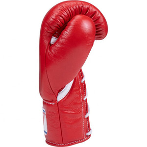 ถุงมือชกมวยหนังแท้แบบมีเชือกผูก รุ่น Custom Winning Heavy Duty พร้อมสายรัดข้อมือปรับได้ สำหรับผู้ใหญ่ รุ่น SI-BG-034 - Product Image 6