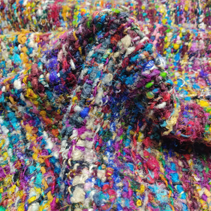 Tissu en soie à tisser pour l'ameublement de la maison feu Anti-GSM Technics camion motif bâche feuille tente couverture unie robe artisanat - Product Image 1