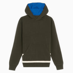 ชุดเอี๊ยมมีฮู้ดผู้ชายแบบสวมหัว รุ่นใหม่ปี 2024 น้ำหนักเบา มีกระเป๋า - Product Image 1