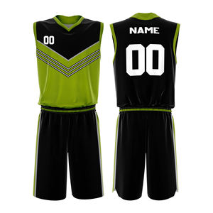 Ensemble d'uniformes de basket-ball pour hommes, en polyester 100%, de haute qualité, nouveau design, vêtements de sport d'extérieur personnalisés - Product Image 2
