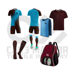 Conjuntos de ropa para equipos con logotipo personalizado al por mayor, conjuntos de ropa para equipos de manga corta de secado rápido y transpirable - Product Image 2