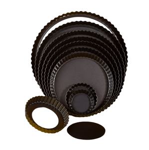 <span class=keywords><strong>Moule</strong></span> <span class=keywords><strong>à</strong></span> gâteau en acier au carbone antiadhésif CT06 avec <span class=keywords><strong>fond</strong></span> <span class=keywords><strong>amovible</strong></span>, <span class=keywords><strong>moule</strong></span> <span class=keywords><strong>à</strong></span> <span class=keywords><strong>tarte</strong></span> rond en forme de chrysanthème et plateau <span class=keywords><strong>à</strong></span> pizza 6/8/10 pouces - Product Image 1