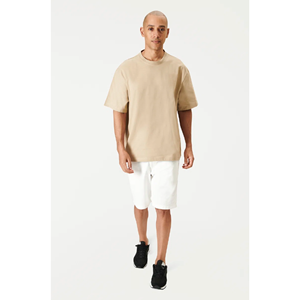 Cantidad de poliéster personalizado cuello alto OEM camisetas 100 algodón Pantone amarillo verde rojo fábrica ropa informal joven - Product Image 6