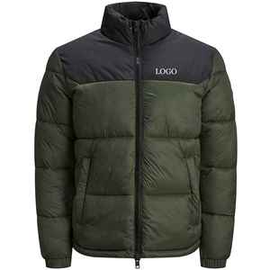 Chaqueta reversible de lona con capucha de lujo de tendencia 2025 al por mayor, chaqueta informal de invierno con bolsillo de características lisas brillante de manga larga personalizada 100% - Product Image 1
