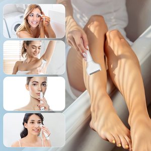 Rasoir électrique humide/sec pour femmes, étanche, tondeuse à poils corporels, épilateur pour les aisselles, le visage, les sourcils, le bikini - Product Image 4