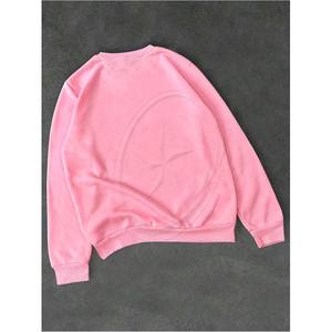 Sweat-shirt thermique surdimensionné à manches longues et à col rond respirant pour homme - Product Image 3