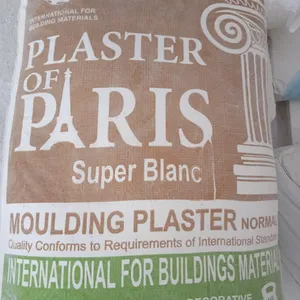 High Quality Gypsum Plaster of Paris Powder Egyptian Origin packaging 20&25&40 kg pp bag MESH 100&200