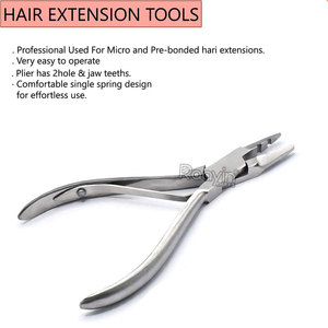 Pince à micro-anneaux professionnelle pour extensions capillaires, outil de pose et de retrait de micro-liens, accessoires pour extensions de cheveux - Product Image 3