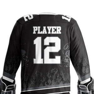 Meilleur prix de gros Uniforme de hockey sur glace/Impression par sublimation Uniforme de hockey sur glace taille adulte pour hommes et femmes - Product Image 6