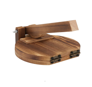 Prensador de masa de madera, prensa de piel, molde de forma cuadrada para bolas de masa hervida, herramienta de repostería para hornear, venta - Product Image 6