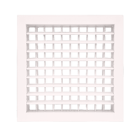 Diffuseur d'air carré en plastique de qualité supérieure pour système d'aération rapide – Durable, à poser pour hôtel