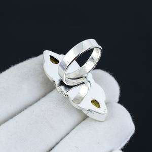 Anillo de Citrino, Plata de Ley 925, Anillo de Piedra Preciosa, Anillo de Piedra Natal, Anillos Únicos para Mujeres y Hombres, Regalos de Acción de Gracias - Product Image 3