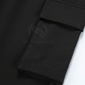 ชุดกันหนาวสำหรับผู้ชายชุดกันหนาวพิมพ์ลายระบายอากาศได้ดีสีพื้น100% ใส่สบาย - Product Image 6