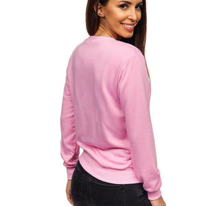 Lo más nuevo, sudadera elegante para mujer, sudadera informal de cuello redondo Lisa personalizada, sudadera cálida de invierno al por mayor para mujer - Product Image 6