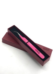 GETUP BROSONS IMPEX GBI-EET-2298 Meilleures pinces à épiler roses antistatiques pointues et durables pour extensions de cils et sourcils - Product Image 2
