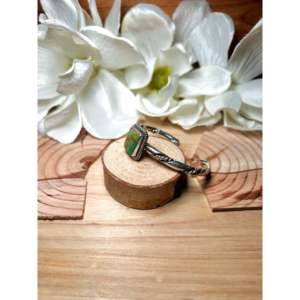Wydell Billie Kingman Turquoise & Sterling <b>Silver</b> Fashion <b>Cuff</b> <b>Bracelet</b> - Product Image 3