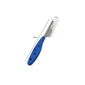 Spazzola per toelettatura a denti singoli lati in metallo per animali domestici - Product Image 5