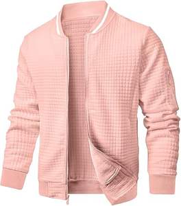 Chaqueta de exterior de invierno para hombre personalizada en línea, parches de chenilla con bordado de letras, chaqueta de hombre de béisbol de bombardero universitario - Product Image 3