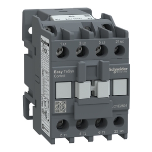 Contattore TVS SCHNEIDER ELECTRIC EasyPact LC1E2501B5 3P(3 NO) AC-3 <= 440 V 25A con Bobina 24 V AC - Product Image 1
