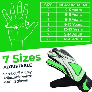 Nouvelle arrivée de la meilleure qualité gants de gardien de but de football en silicone haute densité à faible taux gants de football - Product Image 6