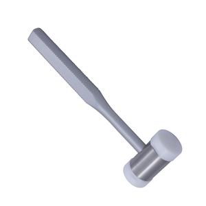 Maillet d'hydromel de haute qualité bouchons remplaçables en nylon 7 12 pouces maillet d'os dentaire en acier marteau chirurgical orthopédique - Product Image 3