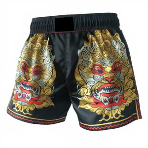 Vêtements de sport légers en coton et polyester de haute qualité, confortables, short MMA unisexe, design de logo personnalisé - Product Image 5