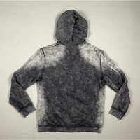Ensemble 2 pièces thermique d'hiver personnalisé avec logo, 100 % coton épais 500 g/m², effet délavé soleil et délavé à l'acide, broderie numérique, coupe oversize
