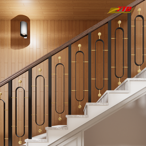 Barandillas de Escalera de Hierro Forjado Hechas a Mano que Ofrecen una Durabilidad Excepcional, Detalles Exquisitos y una Belleza Arquitectónica Atemporal. - Product Image 5