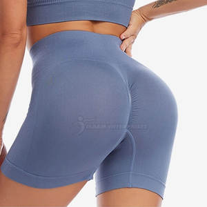 Short Booty Taille Haute pour Femme Confortable Séchage Rapide Slim Fit Conception Personnalisée Toile Couleurs Lavage Respirant Marque Privée - Product Image 2