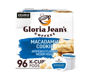 กาแฟกลอเรีย จีน แมคคาเดเมีย คุกกี้ คีริก ซิงเกิลเซอร์ฟ คี-คัพ พ็อดส์ คั่วกลาง 96 แคปซูล - Product Image 1