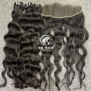 Cabello Humano Virgen Genius de Doble Trama a Máquina, Venta al por Mayor, 100% Cabello Natural Vietnamita Ondulado, Proveedores de Cabello de Alta Calidad - Product Image 1