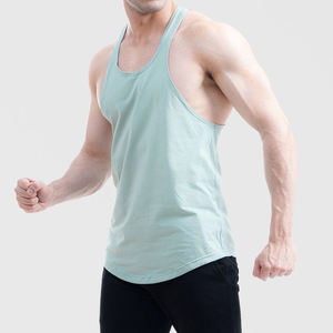Débardeur de sport décontracté pour homme de qualité supérieure, vente chaude, sur mesure, grande taille, vêtements de fitness respirants sans manches - Product Image 2