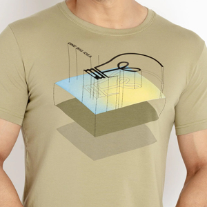 เสื้อยืดคอกลมพิมพ์ลายผ้าฝ้าย/ผ้าใยไผ่ ระบายอากาศได้ดี สไตล์วินเทจลำลองสำหรับผู้ชาย ปี 2025 ขายส่ง ปรับแต่งได้ - Product Image 5