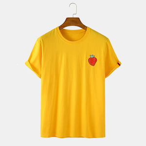 T-shirt personnalisé de haute qualité pour hommes en coton de qualité supérieure imprimant le logo de votre marque T-shirt - Product Image 1