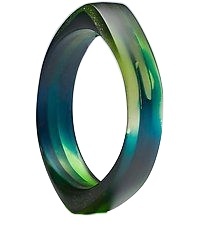 Meilleure vente de bijoux ronds en résine noire pour femmes, artisanat, mode, manchette, bracelets, bracelets à vendre - Product Image 4