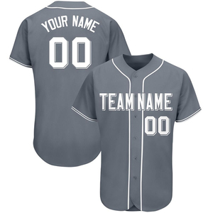 Uniformes de maillot de baseball à séchage rapide respirants sublimés en polyester 100% personnalisés - Product Image 1