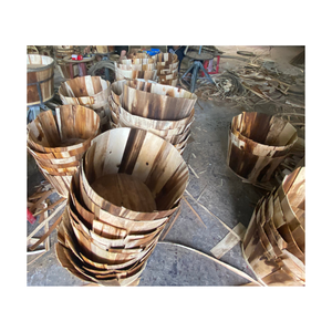 La cesta de cangrejo de madera más barata utilizada para sostener cangrejos de mariscos, CESTA DE BUSHEL DE CANGREJO DE MADERA ACACIA para MARISCOS QUE CONTIENEN - Product Image 3