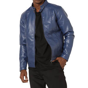 Chaqueta de cuero de moto de manga larga hecha a medida para hombre, ropa deportiva para hombre, chaqueta de cuero de moto de mejor diseño para la venta - Product Image 1