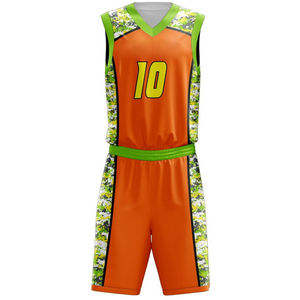 Maillot de basketball personnalisé par sublimation, grande taille, design par transfert thermique, uniforme, service OEM ODM, vêtements de basketball à prix abordable - Product Image 2
