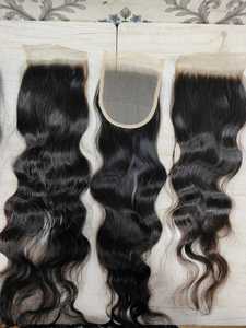 2/6 HD para extensión de cabello humano indio alineado con cutícula de encaje transparente con textura de onda profunda - Product Image 2