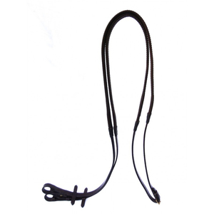 Brides de cheval en cuir PVC de haute qualité confortables professionnelles de style occidental rêne de course impression de logo personnalisé OEM ODM vente en gros - Product Image 5