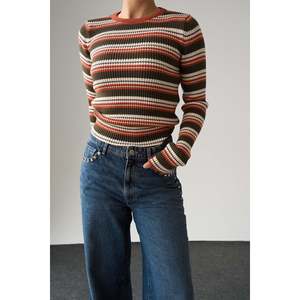 Pull en tricot couleur cannelle-khaki - Product Image 2