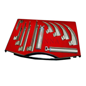 Laryngoscope vidéo portable chirurgical Hosanna Intubation facile Ensemble d'instruments réutilisables Source d'alimentation manuelle en acier - Product Image 1