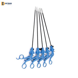 450mm Instruments chirurgicaux laparoscopiques Laparoscopie Pinces réutilisables Ciseaux incurvés Ensemble de chirurgie laparoscopique - Product Image 2