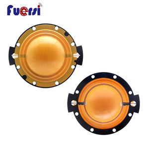 Bobina de voz de 2,6 pulgadas y 66mm de diámetro interior, diafragma fenólico de 106mm OD con anillo de retención, piezas de unidad de controlador de altavoz de bocina Tweeter - Product Image 2