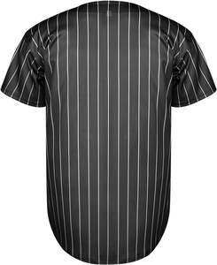 Uniforme de baseball respirant en sublimation, maillot d'équipe personnalisé, unisexe adulte, 100% polyester, séchage rapide, col en V, vêtements d'entraînement - Product Image 6