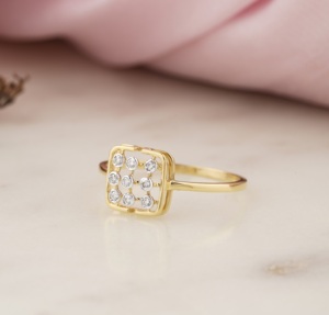 Anillo de compromiso de diamante chapado en oro rosa de 18 quilates certificado IGI de lujo, diseño elegante superventas para bodas y aniversarios - Product Image 6